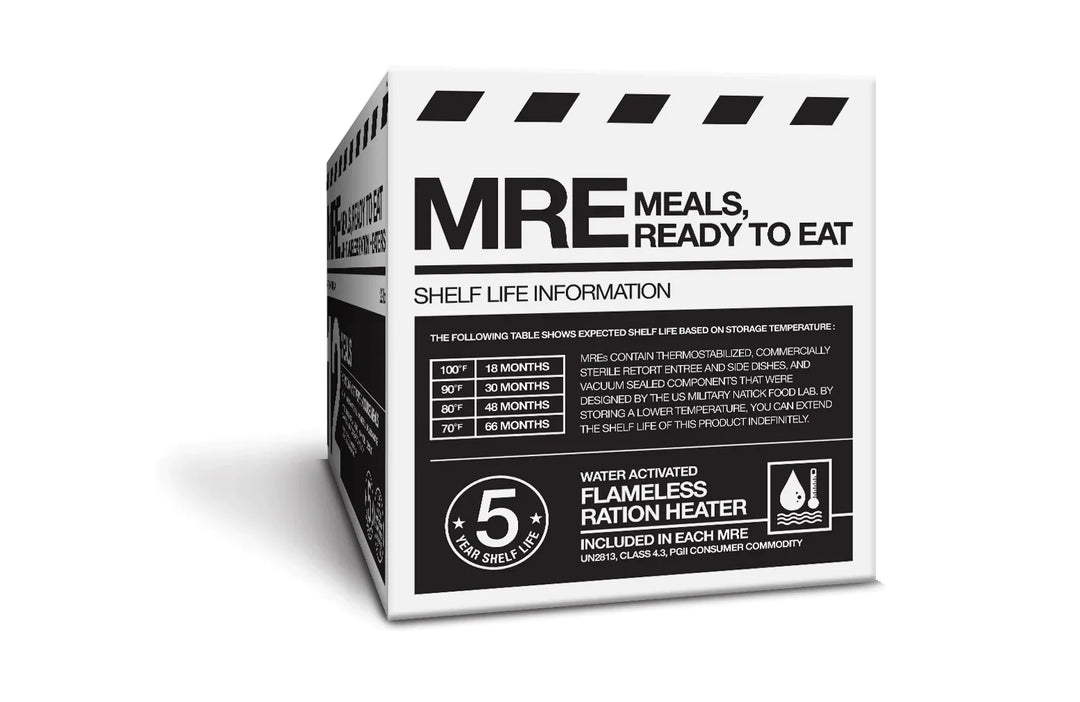MKA-001 Pre-Order March 2024 | MRE 12-Pack 3-Course with Flameless Ration Heaters-Meal Kit Supply-Meal Kit Supply