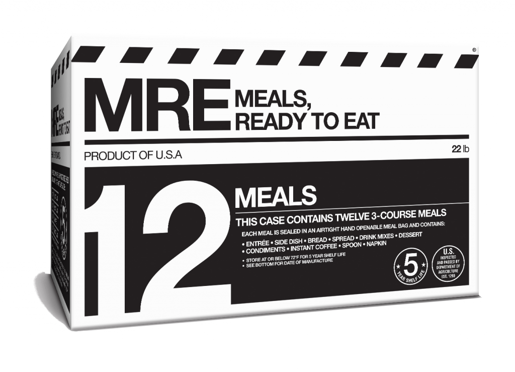 MKA-001 Pre-Order January 2024 | MRE 12-Pack 3-Course with Flameless Ration Heaters