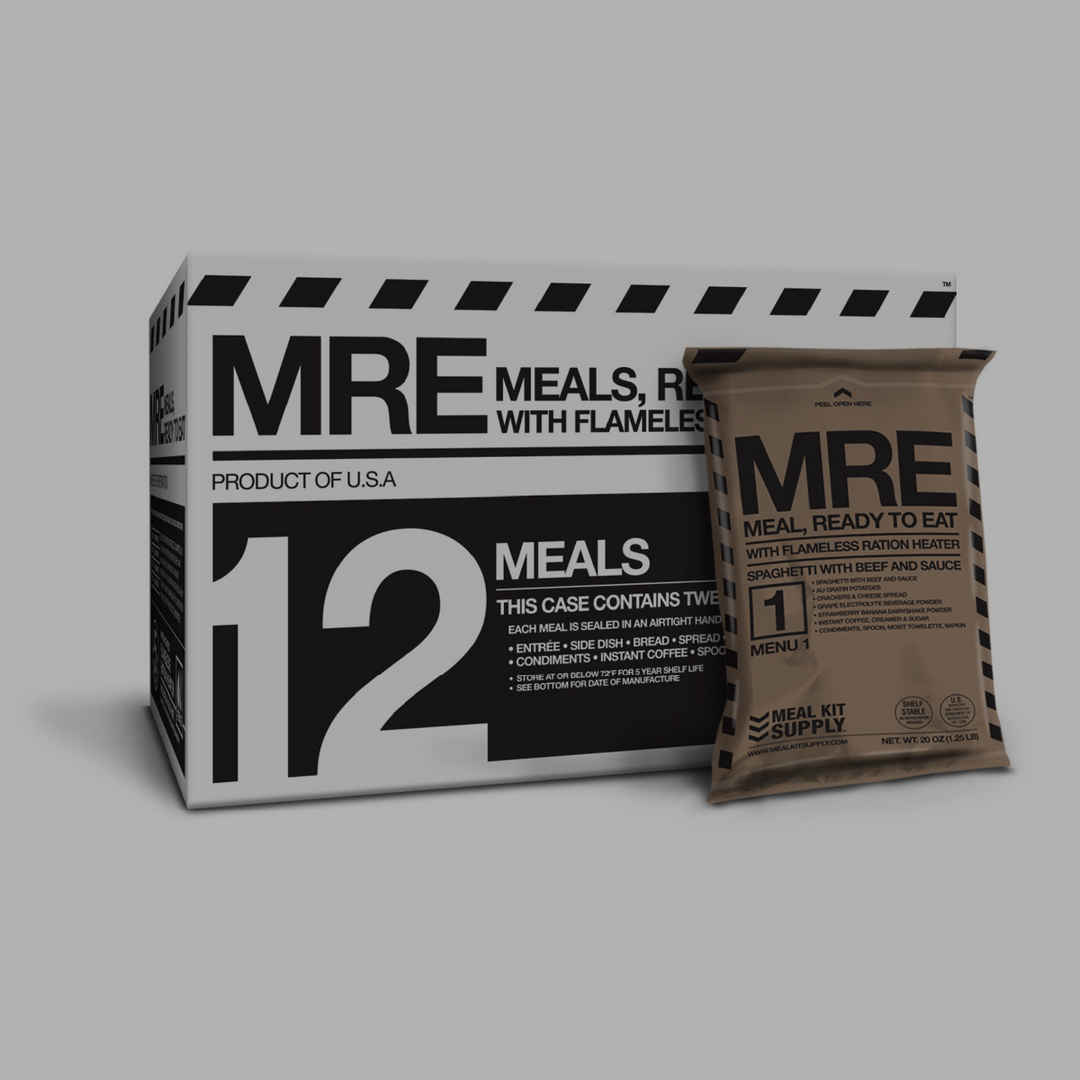 MKA-001 Ready-to-Ship | MRE 12-Pack 3-Course with Flameless Ration Heaters-Meal Kit Supply-Meal Kit Supply